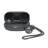 JBL Reflect Mini NC - Black - Waterproof true wireless Noise Cancelling sport earbuds - Hero